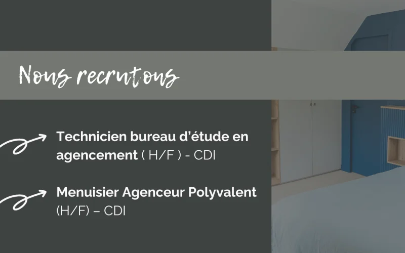 Recrutement agenceur Auray